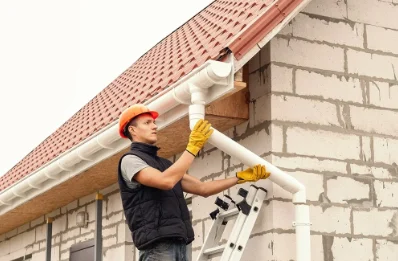 Pose et remplacement de gouttières à Briconville